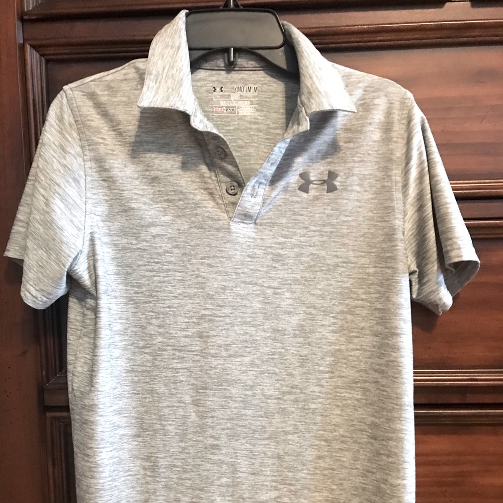 Under Armour Heat Gear boys collard shirt